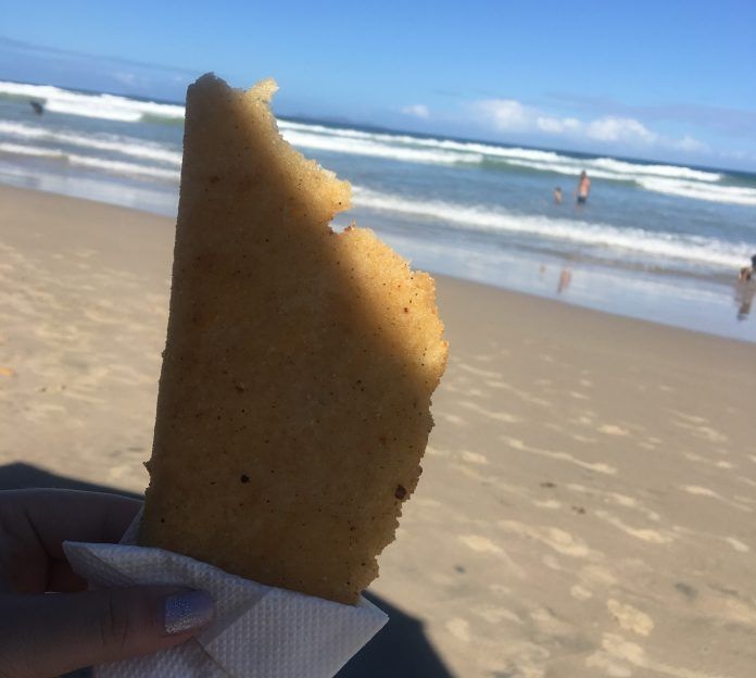 Empanadas en la playa