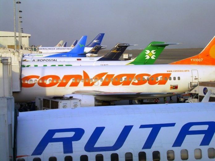 Suspensión de vuelos nacionales y cierre del Metro de Caracas