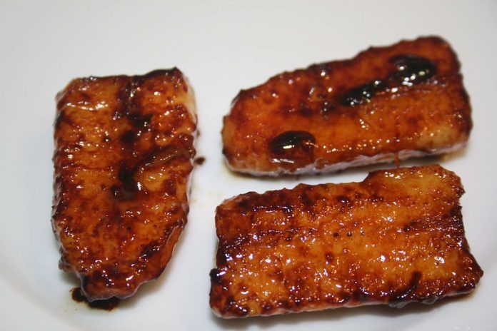 Plátano caramelizado