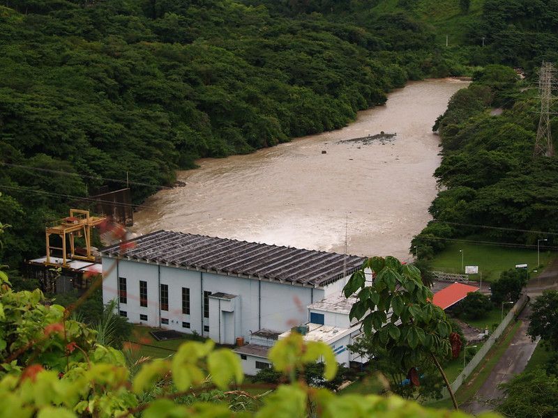 Aliviadero de embalse La Coromoto, en el Estado Portuguesa