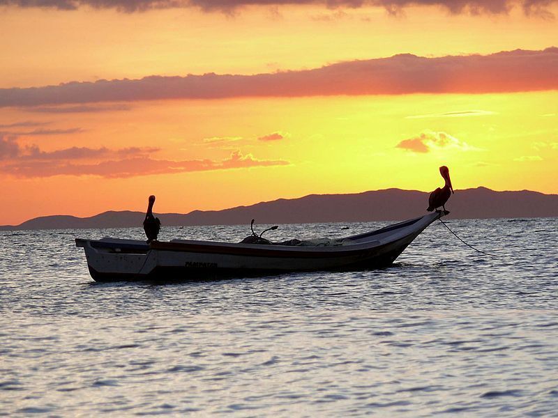 Atardecer en Juan Griego