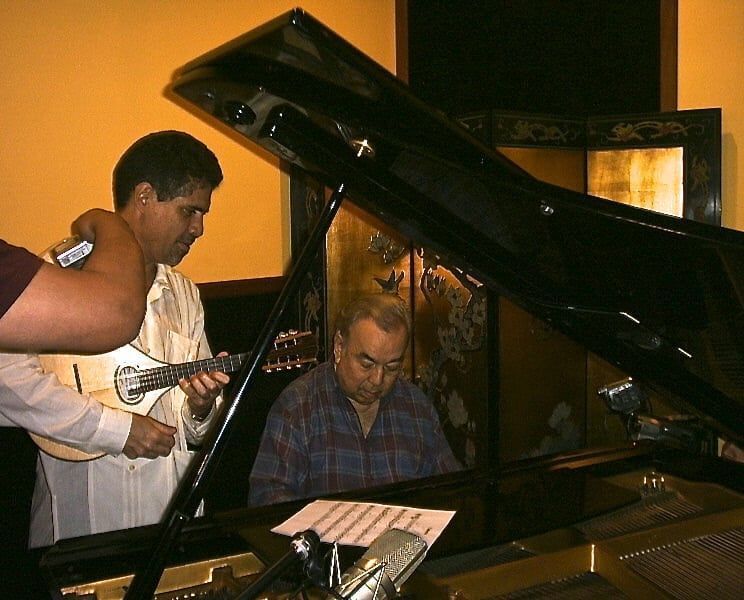 Aldemaro Romero con Saul Vera